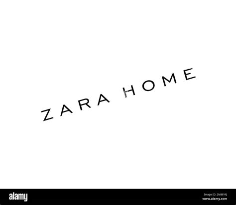 Zara Home Rotated Logo White Background Stock Photo Alamy