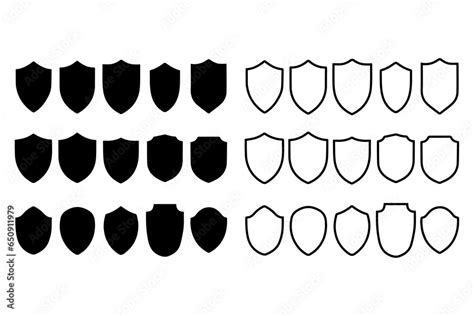 Football Badge In Black Security Police Badge Shape And Vector