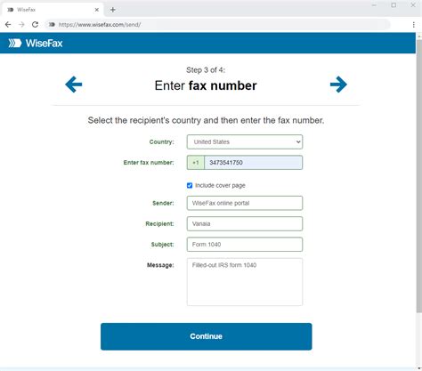 Send IRS Form By Fax Easily With WiseFax Online Service
