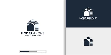 Luxury home modern logo design inspiration. Modern houses logo for real ...