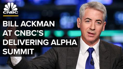 Billionaire Investor Bill Ackman At Cnbc S Delivering Alpha Summit