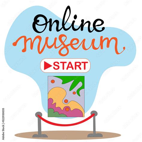 Virtual Museum Online The Concept Of The Vector Of Web Tourism Visit