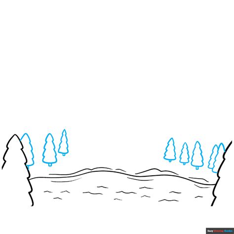 draw mountains  easy drawing tutorial