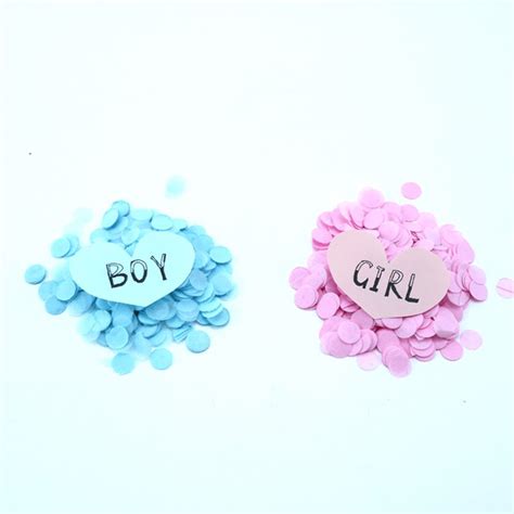 Gender Reveal Push Pop Confetti Cannon