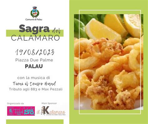 Sagra Del Calamaro 2023 A Palau Programma Del 19 Agosto 2023