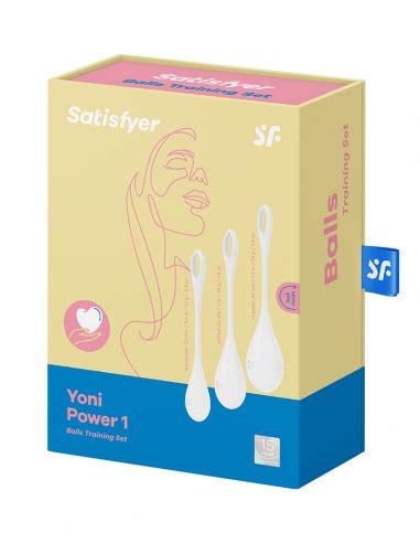 Set De 3 Boules De Geisha Blanche Yoni Power 1 Satisfyer Boules D