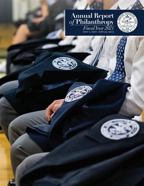 Annual Report Of Philanthropy For Fiscal Year 2021 • St Augustine Prep