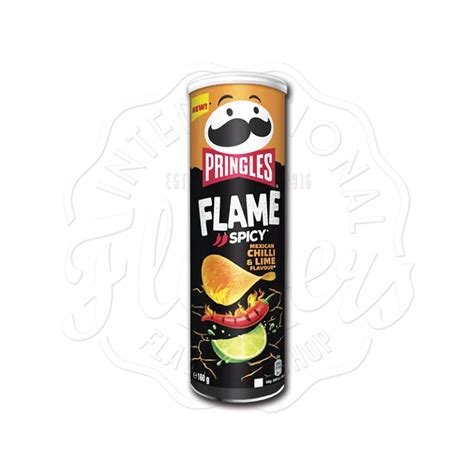 Pringles Hot Mexican Chilli Lime Flavour 160g Flavers International Flavours Shop
