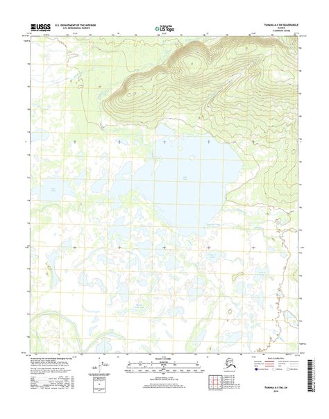 USGS Topo Map: Tanana A-3 SW (Interior Alaska) – Topo Maps – Alaska ...