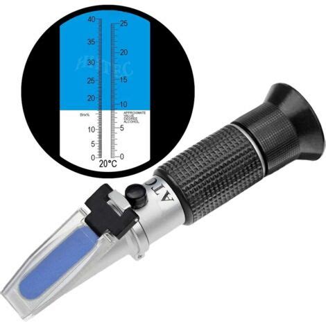Réfractomètre de Moût de Bière Réfractomètre de Brix Gravité Spécifique