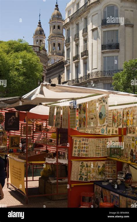 Plaza Dorrego Sunday Flea Market Church San Pedro Telmo San Telmo