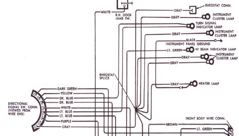 Steering Column Wiring Diagram For 1969 F100