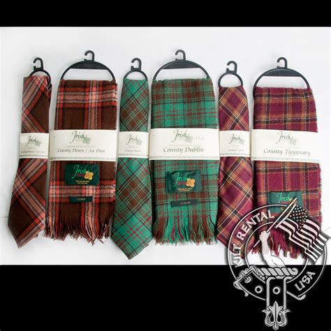 Irish Tartan Scarf - Claymore Imports