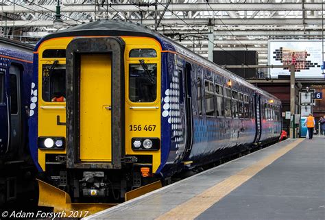 156467 Stands At Glasgow Central Class Class 156 Super Sp Flickr