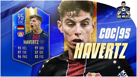 FIFA 19 KAI HAVERTZ TOTS 95 Player Review ITA YouTube