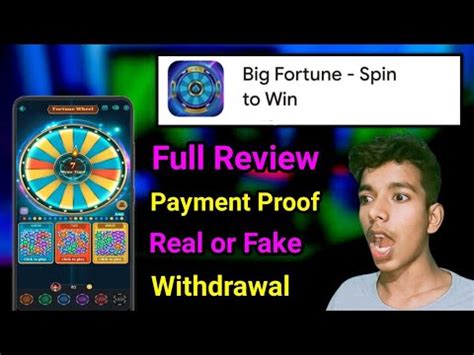 Big Fortune Se Paise Kaise Kamaye Big Fortune Spin To Win Big