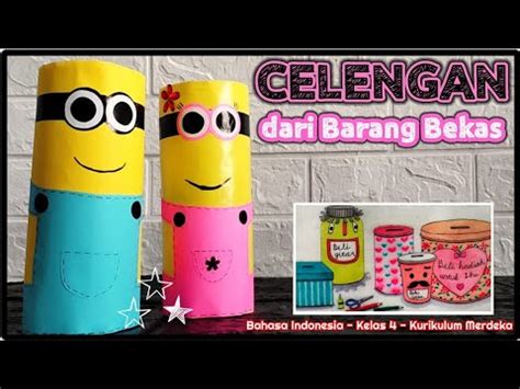 Membuat Celengan Dari Barang Bekas Kerajinan Dari Botol Plastik Bekas