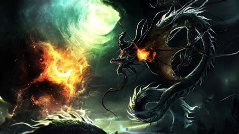 Black Dragon Fantasy Abstract - Free Live Wallpaper ...