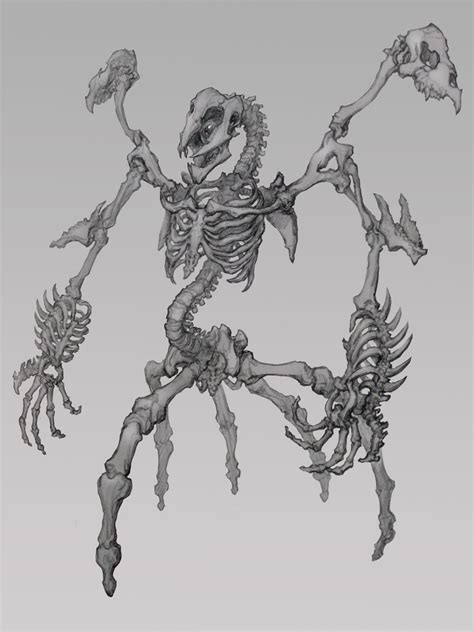 Bone Monster By Zerow0 On Deviantart