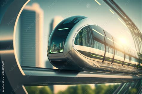 Revolutionary transportation system. The features of monorail, maglev ...