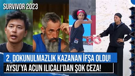 SURVIVOR 2023 İKİNCİ DOKUNULMAZLIK KAZANAN İFŞA AYSU SERT UYARI