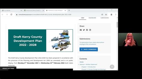 The Draft Kerry County Development Plan 2022 2028 Submission Process