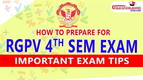 How To Prepare For RGPV 4th Semester Exam Important Tips For Exam