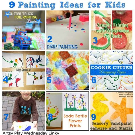 78 best Painting Activities For Kids images on Pinterest | Kids crafts ...