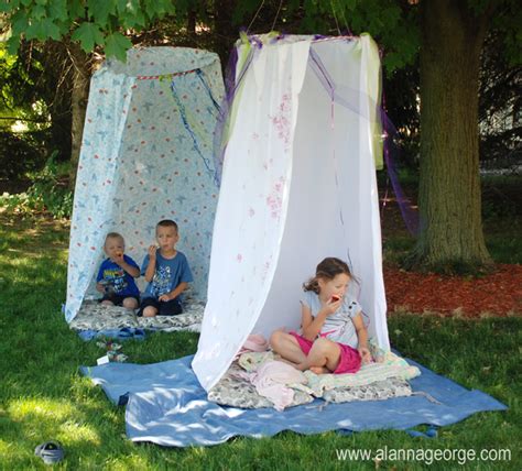 Make A Hula Hoop Hide Out Tent Do It Yourself Fun Ideas