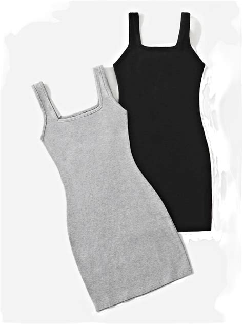 Casual Scoop Neck Tank Sleeveless Multicolor Girls Dresses Girls