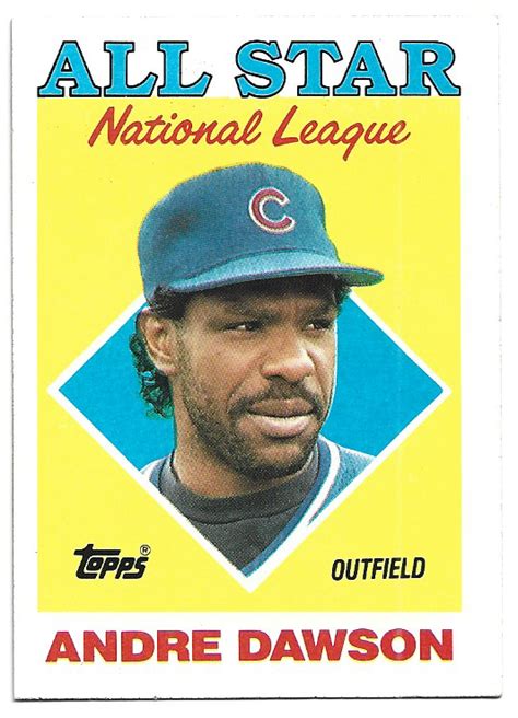 1988 Topps 401 Andre Dawson 1987 NL League Leaders EBay