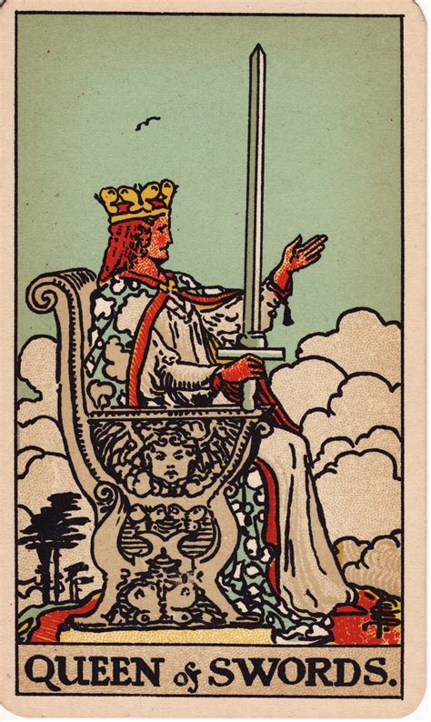 Queen Of Swords Tarot Card