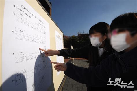 수능 전날 예비소집에 꼭 참석해야 수험표와 수험생 유의사항 배포 노컷뉴스