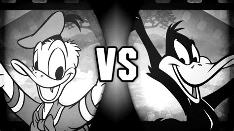 Donald Duck Vs Daffy Duck Death Battle Bw By D2thag23 On Deviantart