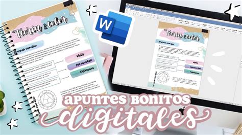 3 Apuntes Bonitos En Word Clases En Línea Barbs Arenas Art Youtube