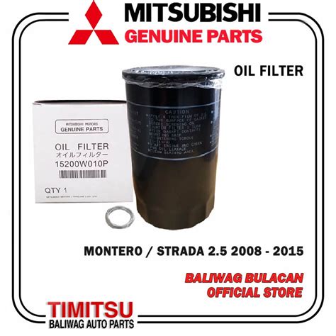 Oil Filter With Drain Plug Pajero Strada Triton 25 4d56 2008 2015