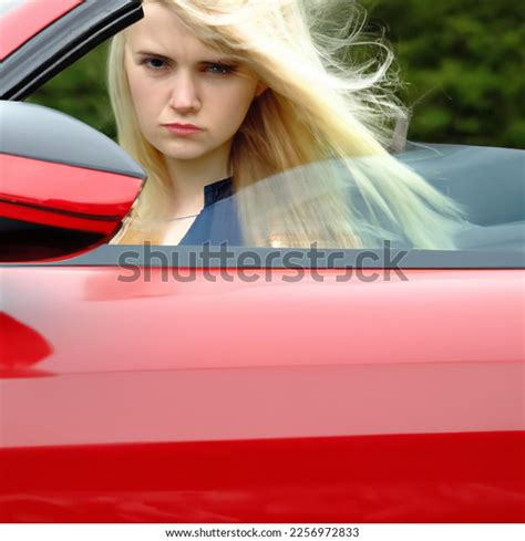 Photo Angry Looking Blonde Girl Head AI 生成图片2256972833 Shutterstock