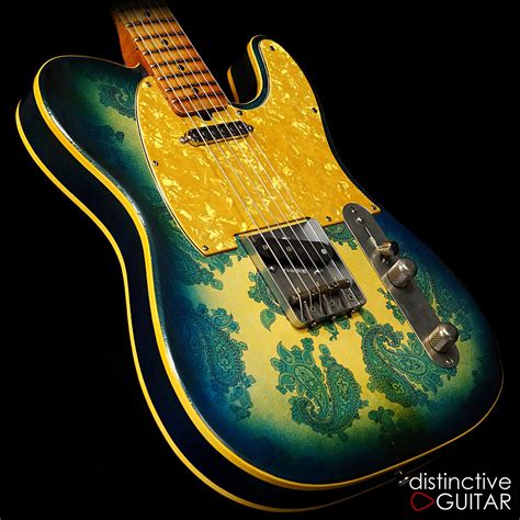 Palir Mojo Titan Namm Relic Blue Paisley Aged Yellow Binding