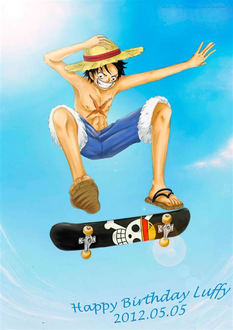 Happy birthday Luffy by TaiyoHisakawa on DeviantArt