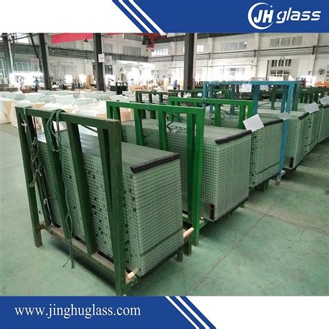 Jinghu Physically Tempered Notch Professional Design Pattern Glass With