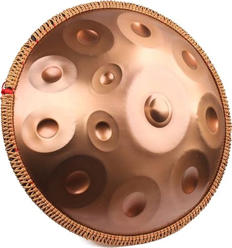 ANTETOK Gold Harmonic Handpan Drum 12 Notes 22 Inch Steel Tongue Drum