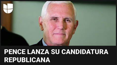 Mike Pence Lanza En Iowa Su Candidatura Por La Nominaci N Presidencial