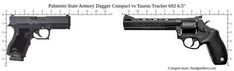 Palmetto State Armory Dagger Compact Vs Taurus Tracker 692 6 5 Size