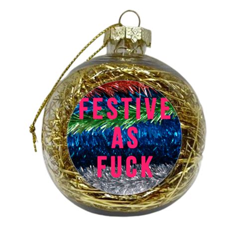 Colourful Christmas Baubles On Artwow Festive As Fuck By The Prints