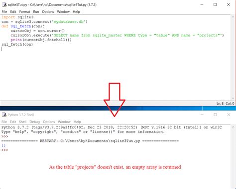 Sqlite Python