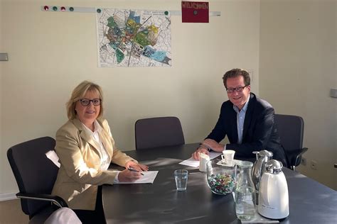 Martin Habersaat Zum Antrittsbesuch Bei Gabriele Hettwer Martin Habersaat