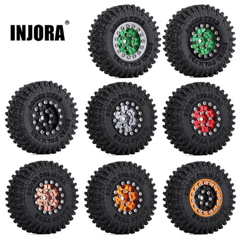 Hobbypark Beadlock Wheels And Tires Metal Micro Crawler Tires W Wheel