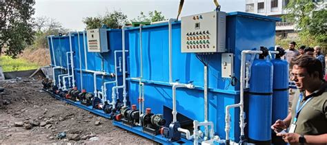 Automatic Containerized Plug Play Sewage Treatment Plant Hotels