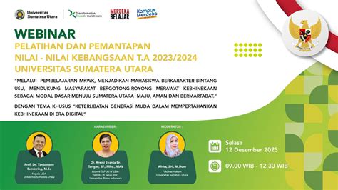 WEBINAR PELATIHAN DAN PEMANTAPAN NILAI NILAI KEBANGSAAN SEMESTER GANJIL