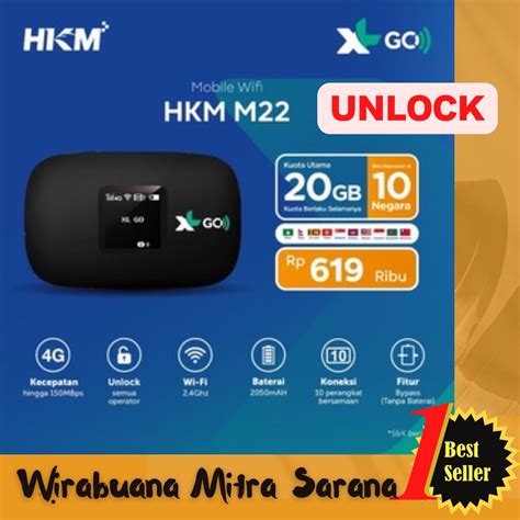 Jual Modem Mifi Hkm M Wifi Unlock G Free Xl Go Izi Gb Resmi